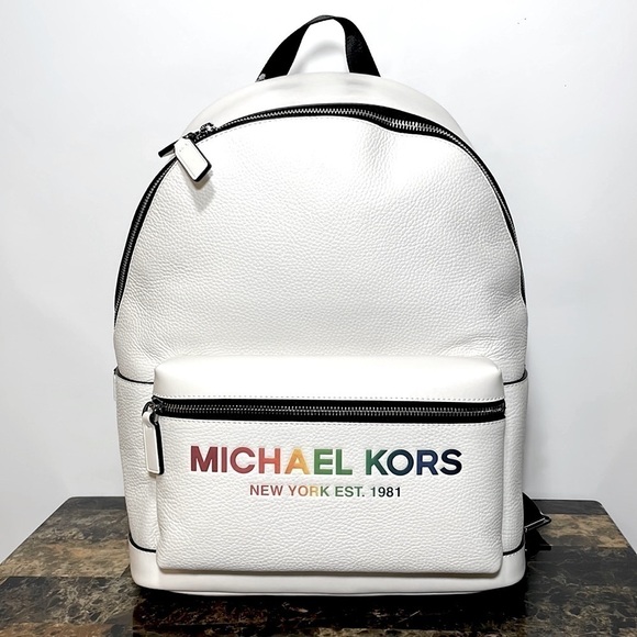 Michael Kors Other - MICHAEL KORS 🌈 MENS Cooper pride pebble leather  Backpack
